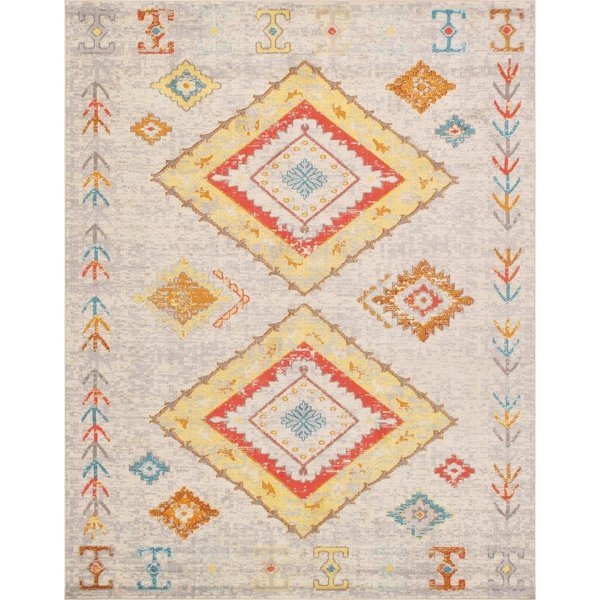 Pasargad Home 5 x 8 ft Aldora Design Power Loom Area Rug Beige PD477K 5x8